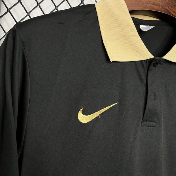 Barcelona 2024/25 Polo Black Jersey - Image 4