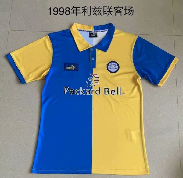 Leeds United F.c. 1998 Away Retro Jersey