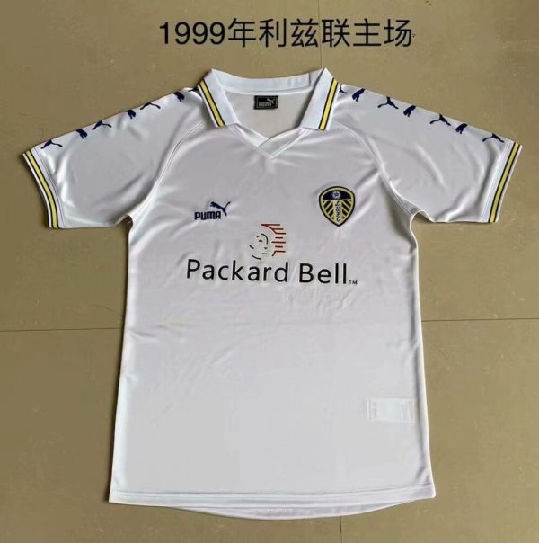 Leeds United F.c. 1999 Home Retro Jersey