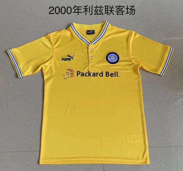 Leeds United F.c. 2000 Away Retro Jersey