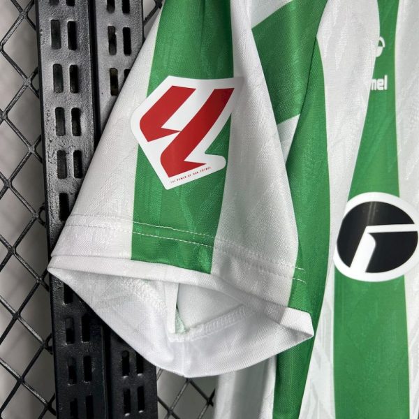 Real Betis 2024/25 With Sponsors And Patch Home Jersey - Image 4