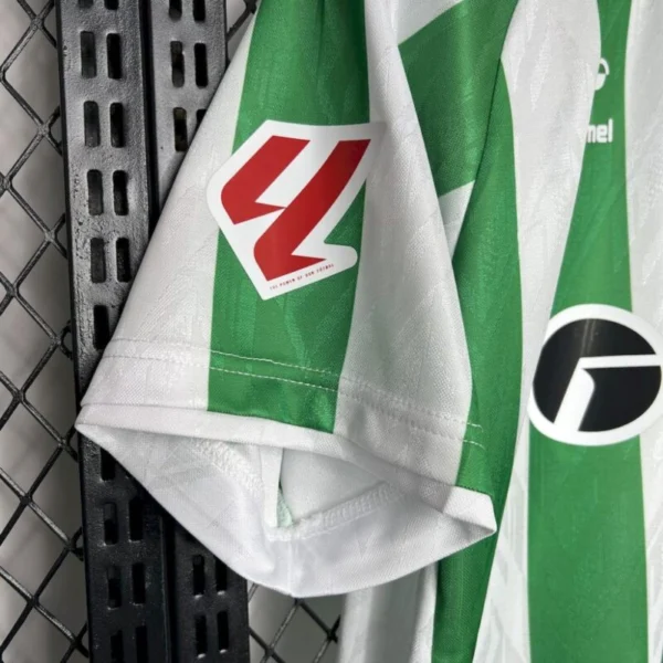 Real Betis 2024/25 With Sponsors And Patch Home Jersey - Image 4