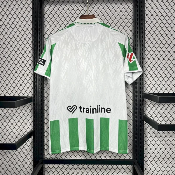 Real Betis 2024/25 With Sponsors And Patch Home Jersey - Image 2