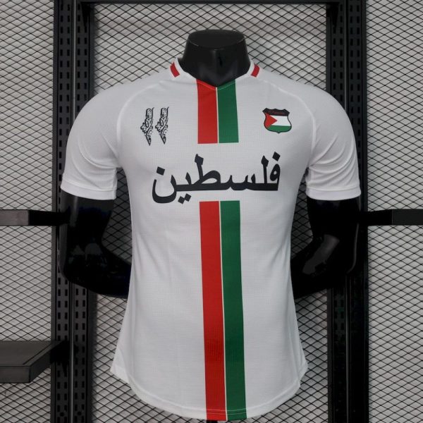 Cd Palestino 2024/25 Hand Of God White Jersey Player Version