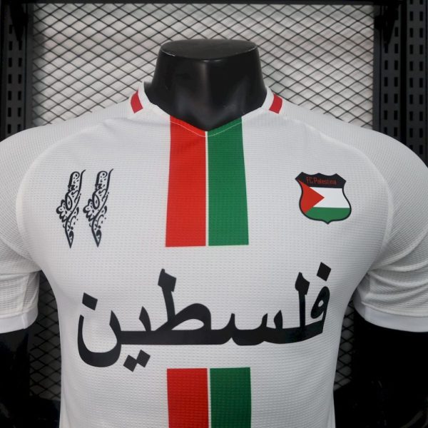 Cd Palestino 2024/25 Hand Of God White Jersey Player Version - Image 3