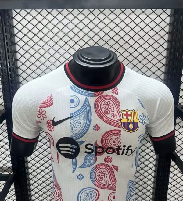 Barcelona 2024/25 Special Edition White Jersey Player Version - Image 3