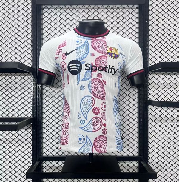 Barcelona 2024/25 Special Edition White Jersey Player Version