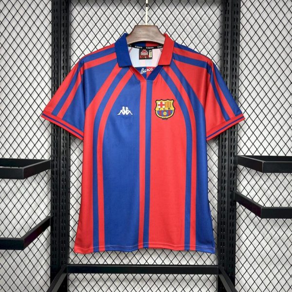Barcelona 1998/99 Home Retro Jersey - Image 7