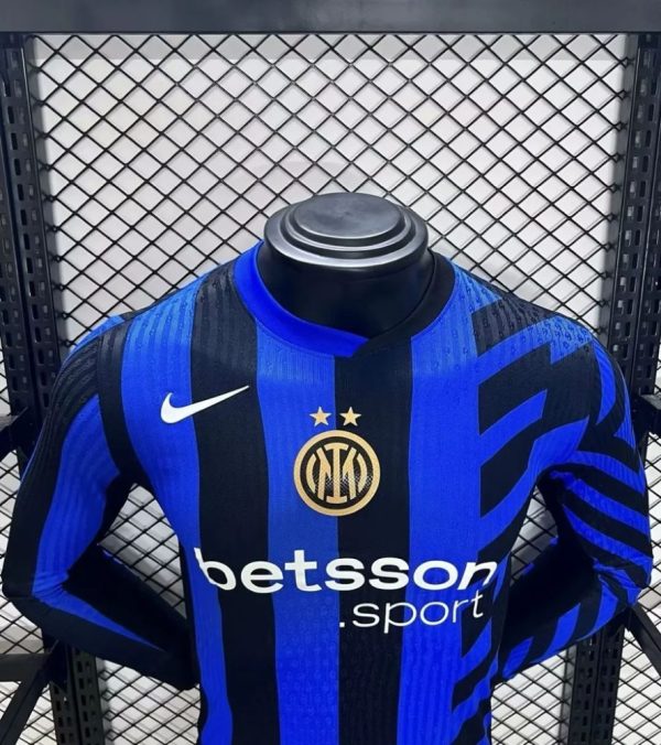 Inter Milan 2024/25 Home Long Sleeves Jersey Player Version - Image 3