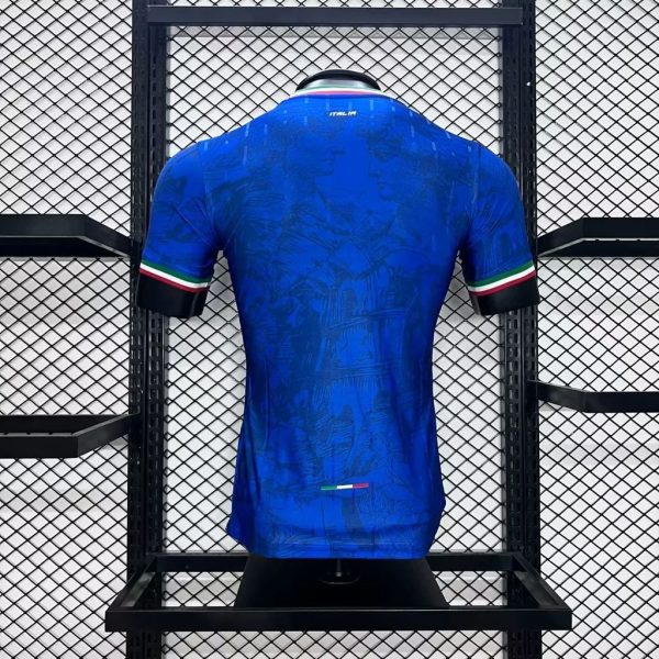 Italy 2024/25 Euro Blue Co-Branded Version Jersey Player Version - Image 2
