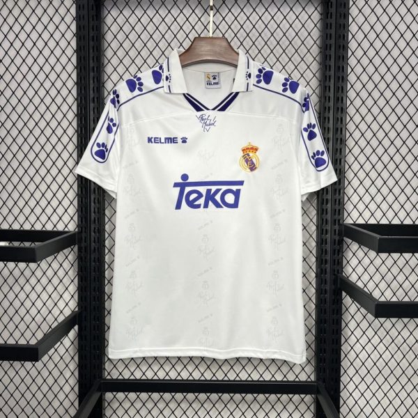 Real Madrid 1994/96 Home Retro Jersey - Image 7