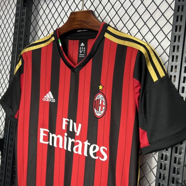 Ac Milan 2013/14 Home Retro Jersey - Image 4