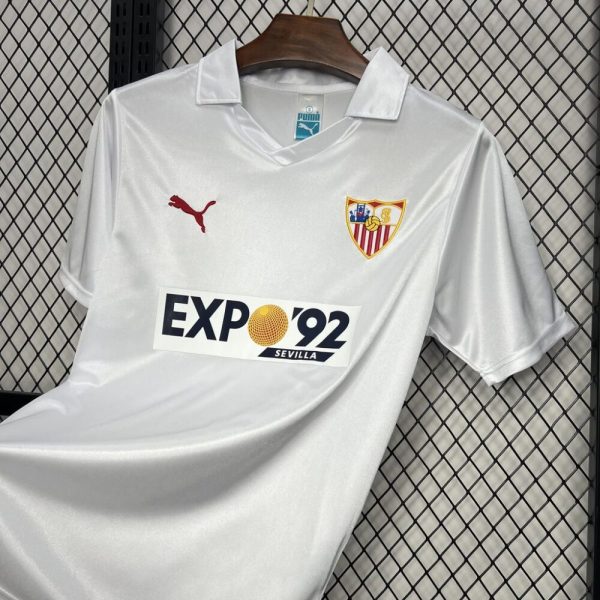 Sevilla Fc 1987/90 Home Retro Jersey - Image 3