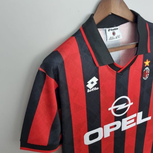 Ac Milan 1995/96 Home Retro Jersey - Image 8