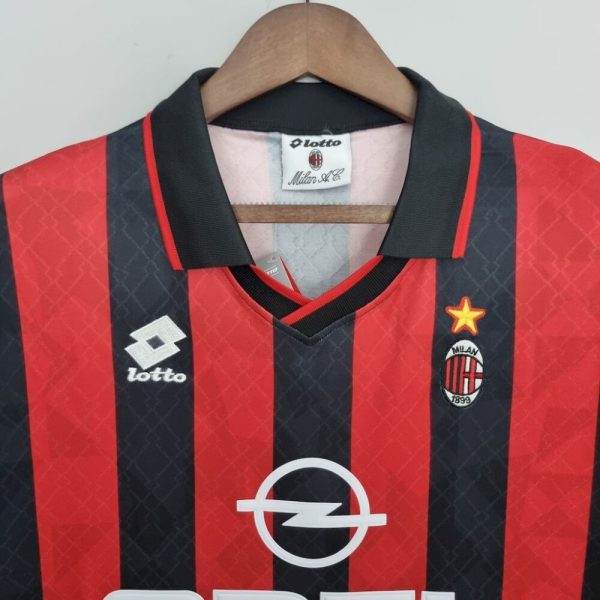 Ac Milan 1995/96 Home Retro Jersey - Image 6