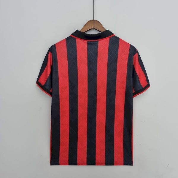 Ac Milan 1995/96 Home Retro Jersey - Image 2