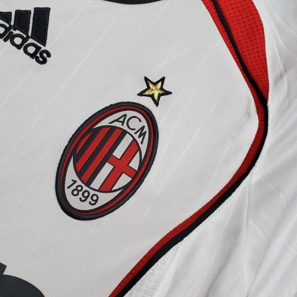 Ac Milan 2006/07 Away Long Sleeves Retro Jersey - Image 6