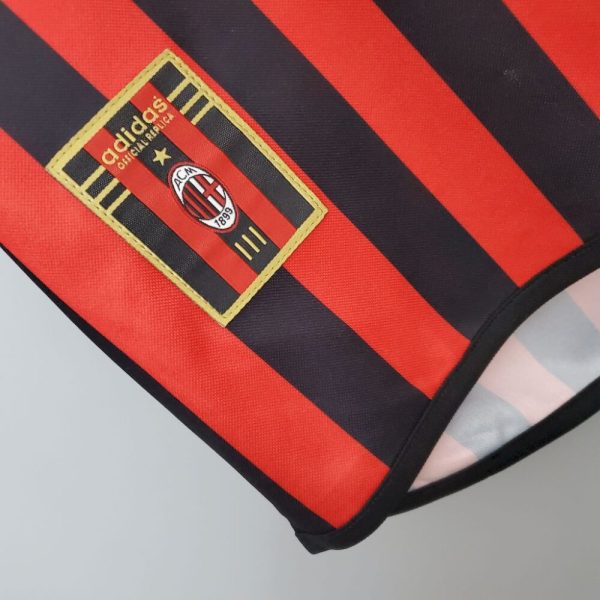 Ac Milan 1999/00 Home Retro Jersey - Image 8