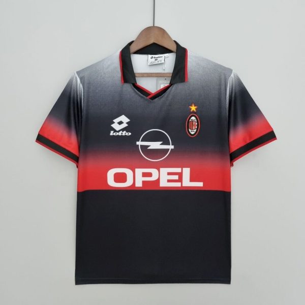 Ac Milan 1995/96 Training Suit Black Jersey