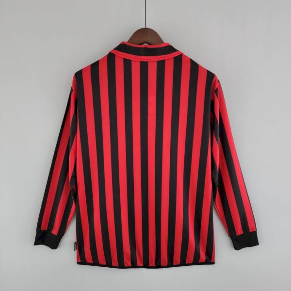 Ac Milan 1999/00 Home Long Sleeves Retro Jersey - Image 2