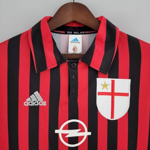 Ac Milan 1999/00 Home Long Sleeves Retro Jersey - Image 7