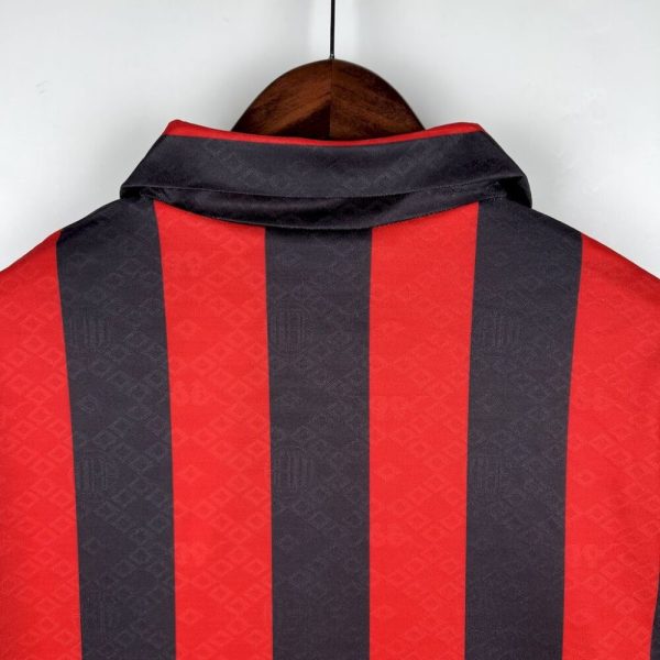 Ac Milan 1988/89 Home Champion Retro Jersey - Image 4
