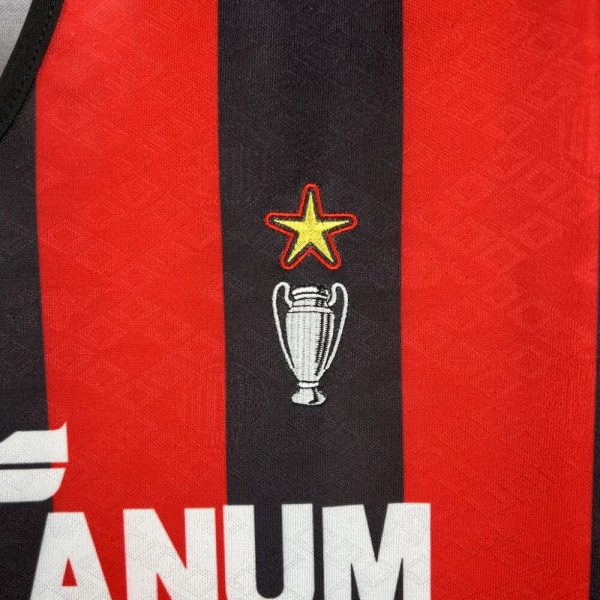 Ac Milan 1988/89 Home Champion Retro Jersey - Image 8