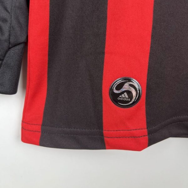 Ac Milan 2008/09 Home Long Sleeves Retro Jersey - Image 8