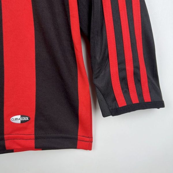 Ac Milan 2008/09 Home Long Sleeves Retro Jersey - Image 4