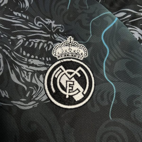 Real Madrid 2024/25 Black Dragon Jersey - Image 3