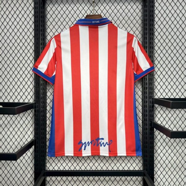 Sporting De Gijon 2001/02 Home Retro Jersey - Image 2