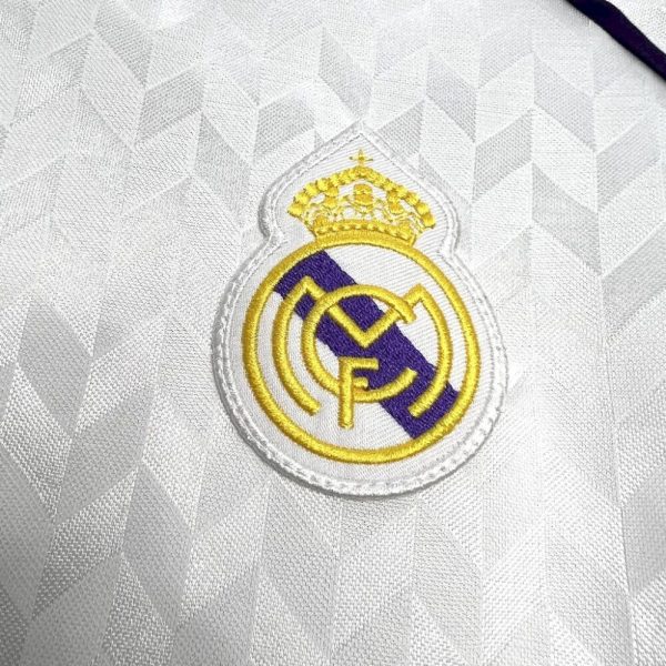 Real Madrid 1988/89 Home Retro Jersey - Image 4
