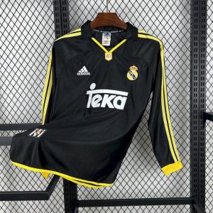 Real Madrid 1999/00 Away Long Sleeves Retro Jersey