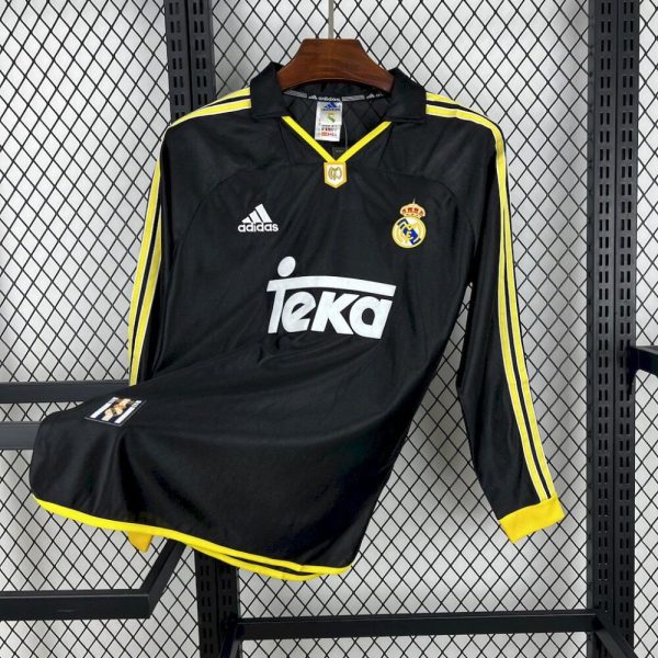 Real Madrid 1999/00 Away Long Sleeves Retro Jersey