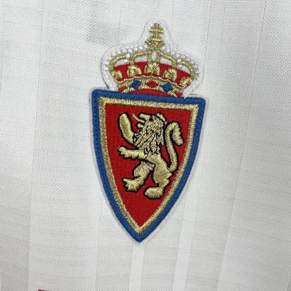 Real Zaragoza 1995/97 Home Retro Jersey - Image 5