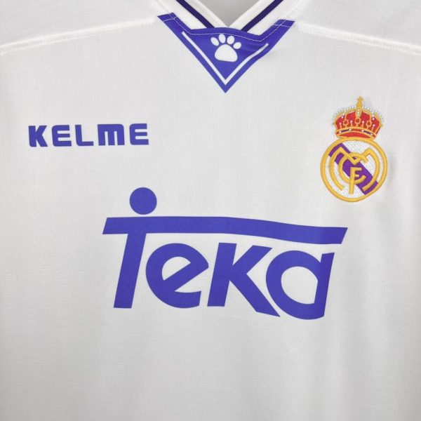 Real Madrid 1996/97 Home Retro Jersey - Image 6