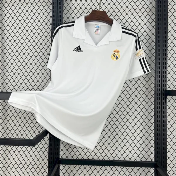 Real Madrid 2001/02 Home Ucl Retro Jersey