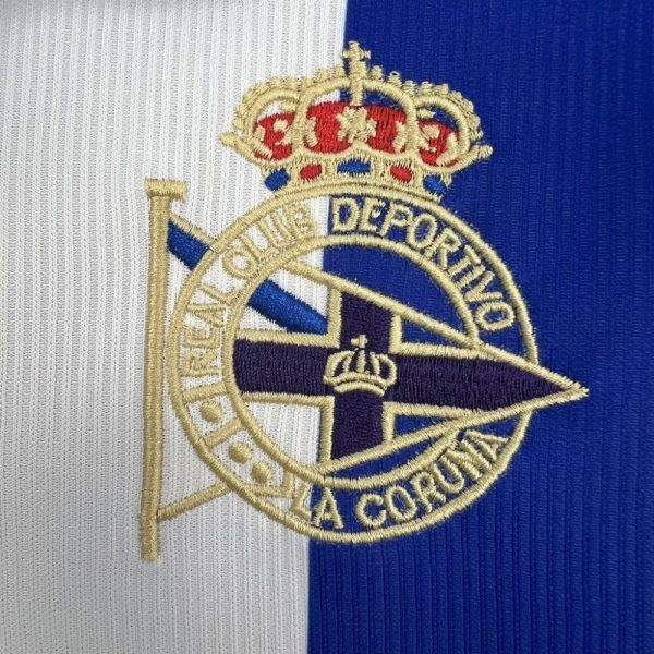 Deportivo De La Coruna 1999/00 Home Retro Jersey - Image 6