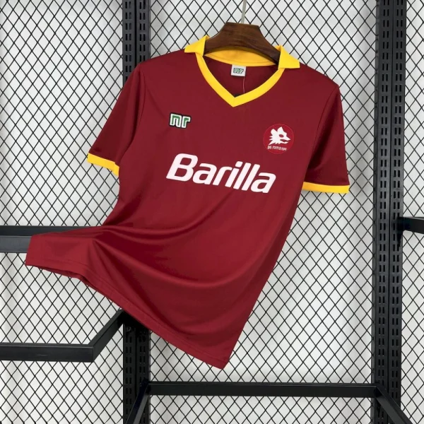 As Roma 1989/90 Home Retro Jersey