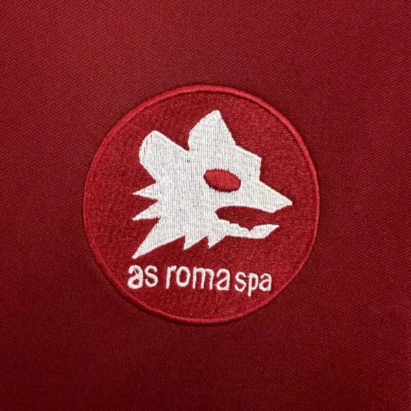 As Roma 1989/90 Home Retro Jersey - Image 5