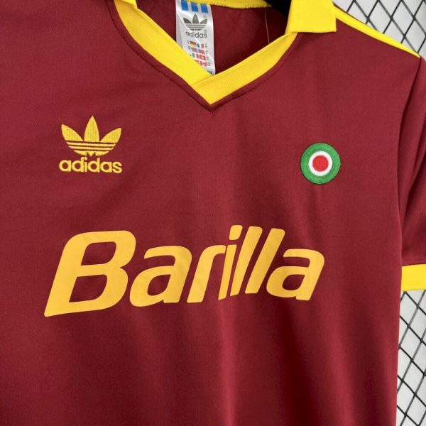 As Roma 1992/94 Home Retro Jersey - Image 5