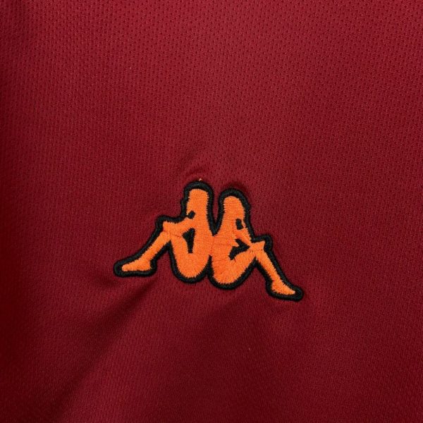As Roma 2000/01 Home Retro Jersey - Image 8