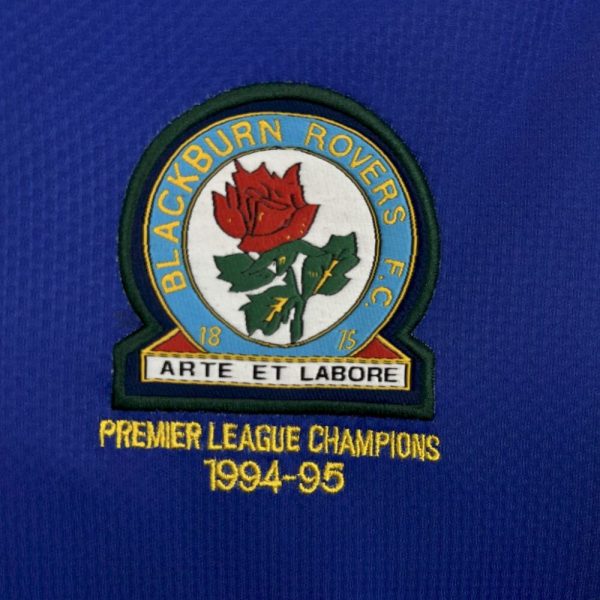 Blackburn Rovers 1994/95 Home Retro Jersey - Image 8