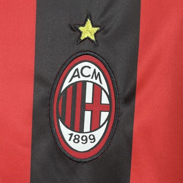 Ac Milan 2008/09 Home Retro Jersey - Image 8