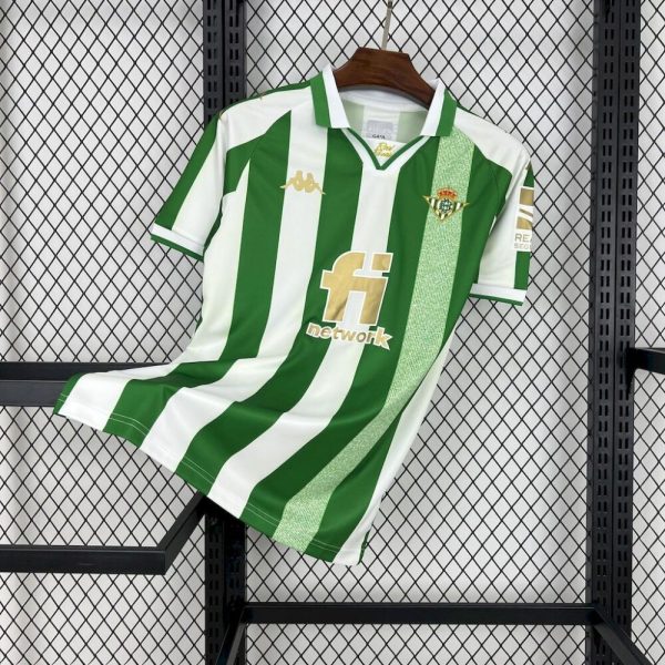 Real Betis 2011/12 King’S Cup Gold Retro Jersey