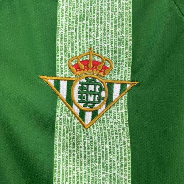 Real Betis 2011/12 King’S Cup Gold Retro Jersey - Image 8
