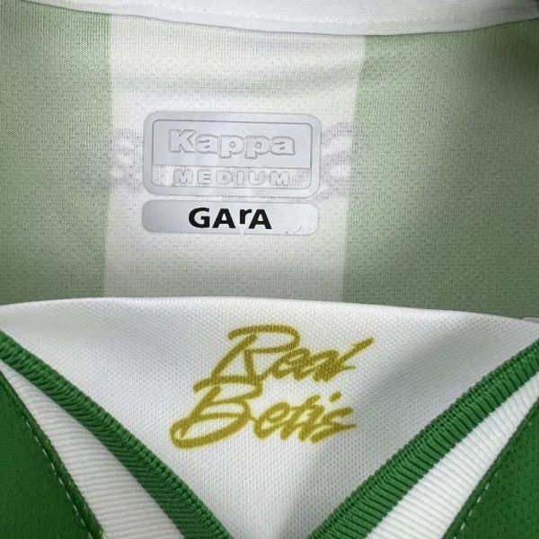 Real Betis 2011/12 King’S Cup Gold Retro Jersey - Image 7