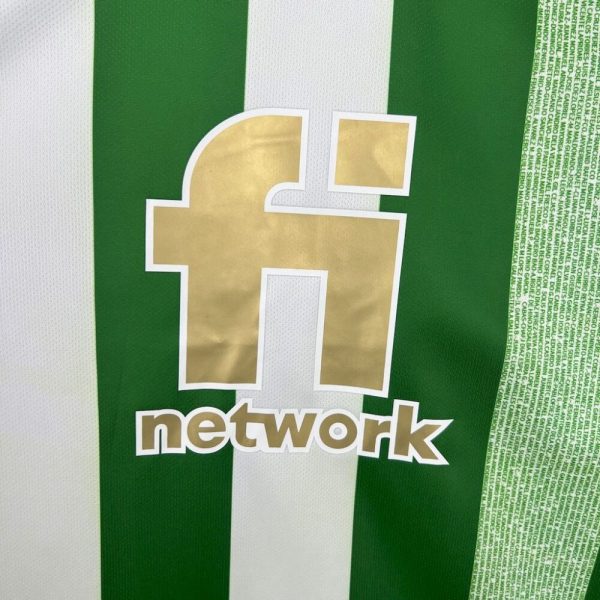 Real Betis 2011/12 King’S Cup Gold Retro Jersey - Image 6