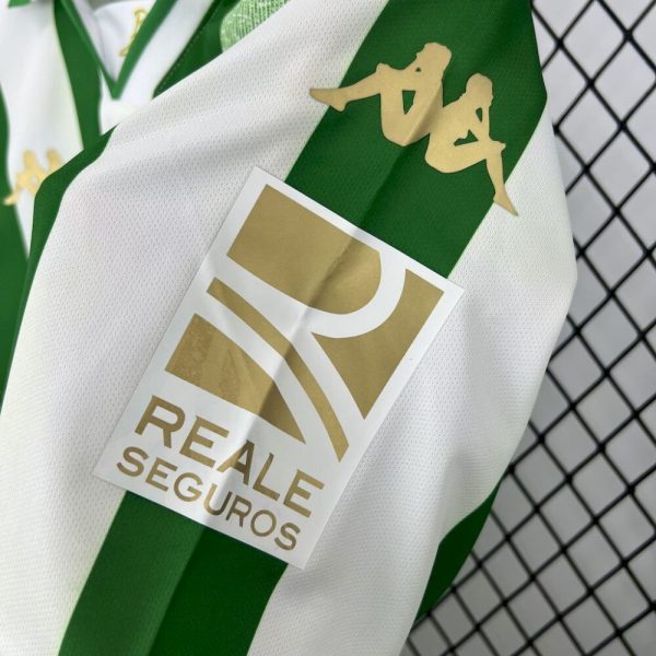 Real Betis 2011/12 King’S Cup Gold Retro Jersey - Image 5