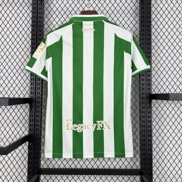 Real Betis 2011/12 King’S Cup Gold Retro Jersey - Image 2